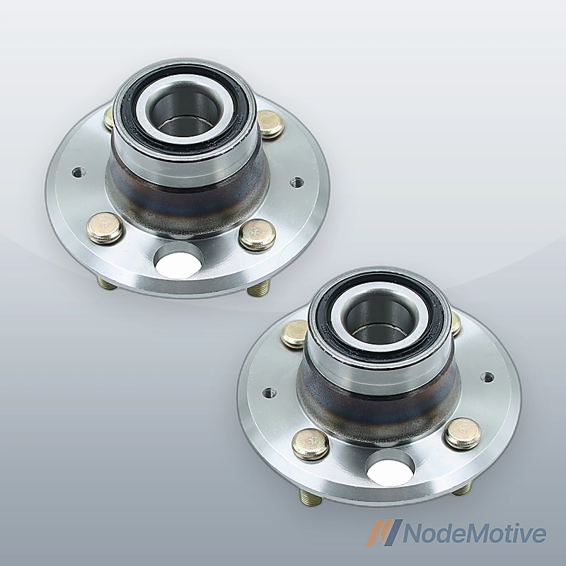 2Pcs Wheel Hub Bearings Rear For Acura Integra Honda Civic Disc Brakes NON-ABS