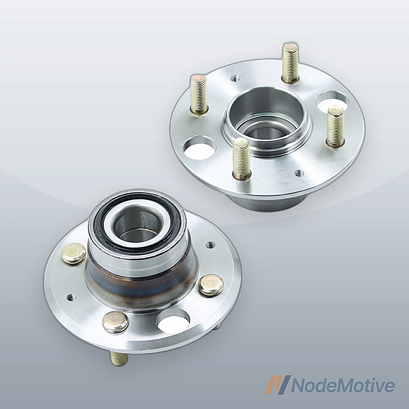 2Pcs Wheel Hub Bearings Rear For Acura Integra Honda Civic Disc Brakes NON-ABS