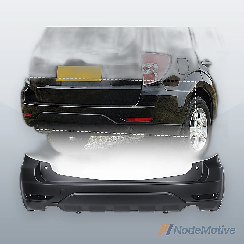 Rear Bumper Cove Plastic For 57704SC010 2009-2012 Subaru Forester Black