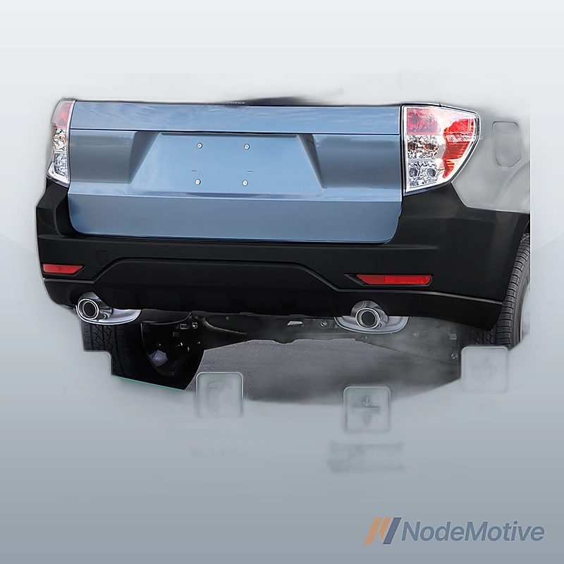 Rear Bumper Cove Plastic For 57704SC010 2009-2012 Subaru Forester Black