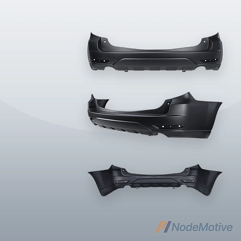 Rear Bumper Cove Plastic For 57704SC010 2009-2012 Subaru Forester Black