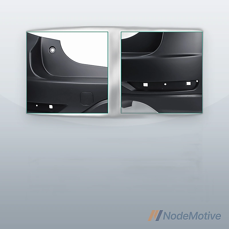 Rear Bumper Cove Plastic For 57704SC010 2009-2012 Subaru Forester Black