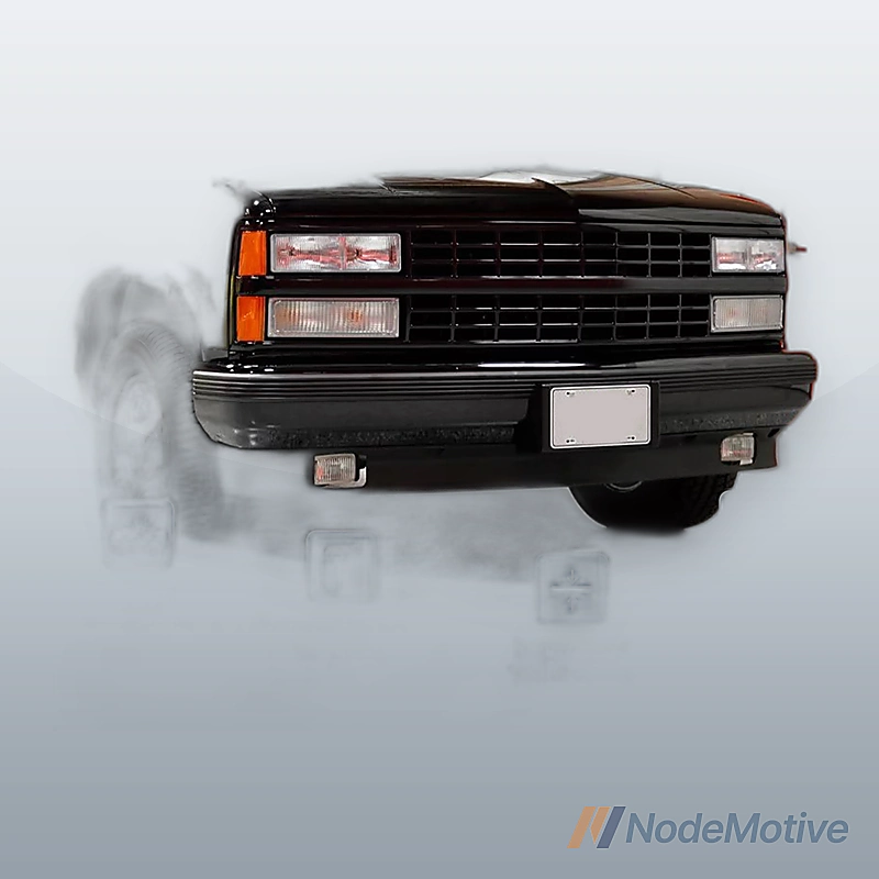 Front Bumper Steel For 88-98 Chevrolet C1500 K1500 95-00 Tahoe Black