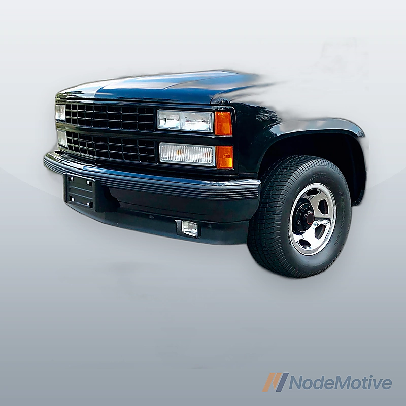 Front Bumper Steel For 88-98 Chevrolet C1500 K1500 95-00 Tahoe Black