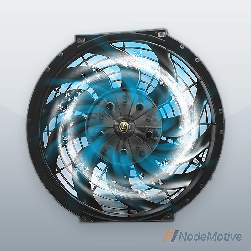 12\" Universal Slim Fan Push Pull Electric Radiator Cooling 12V 80W w/ Mount Kit