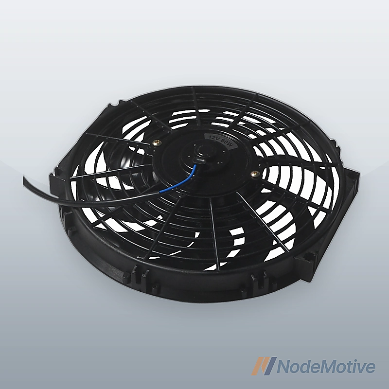 12\" Universal Slim Fan Push Pull Electric Radiator Cooling 12V 80W w/ Mount Kit