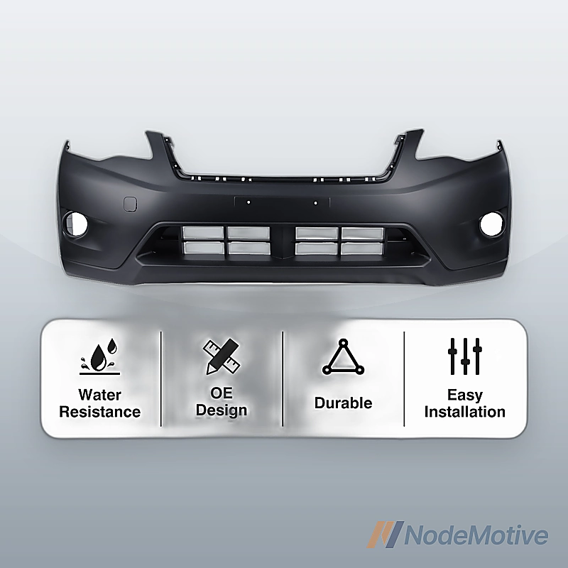 Front Bumper Plastic For 12 - 15 Subaru XV Crosstrek XV W/O Park Assist Sensor