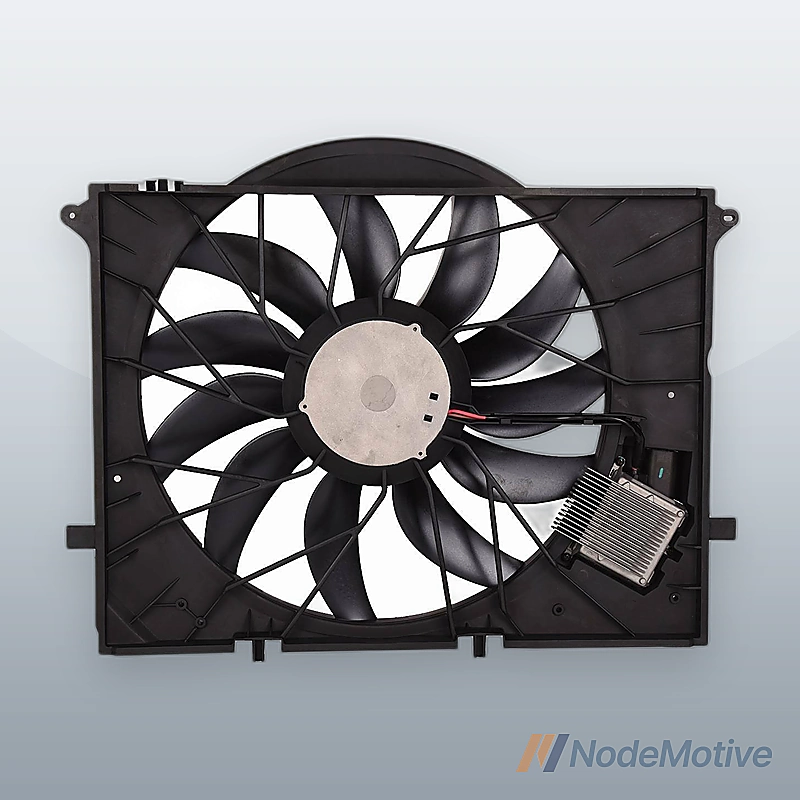 Radiator Condenser Cooling Fan Motor Assembly For 01-12 Mercedes-Benz
