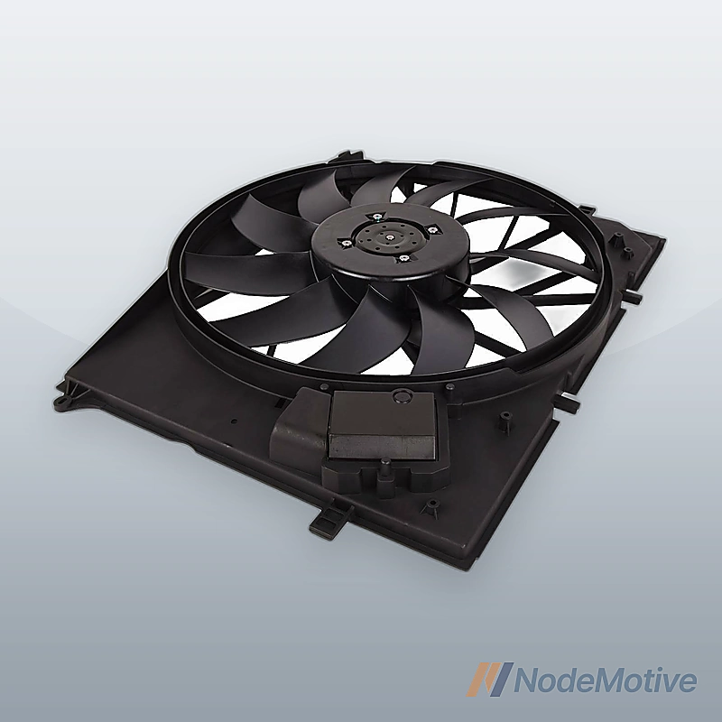Radiator Condenser Cooling Fan Motor Assembly For 01-12 Mercedes-Benz