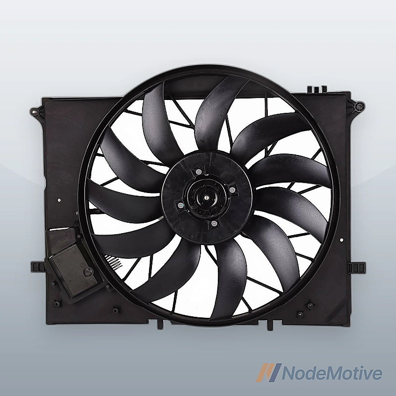 Radiator Condenser Cooling Fan Motor Assembly For 01-12 Mercedes-Benz