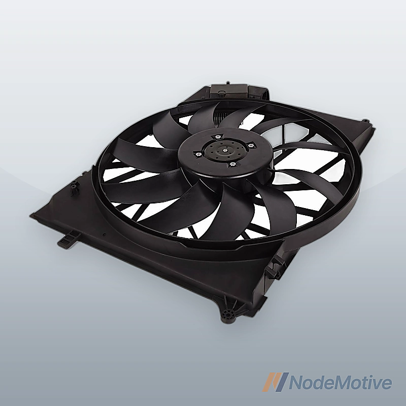 Radiator Condenser Cooling Fan Motor Assembly For 01-12 Mercedes-Benz