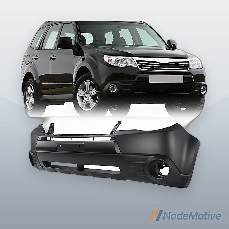 Front Bumper Cove Plastic For 2009-2012 Subaru Forester W/O Park Assist Sensor
