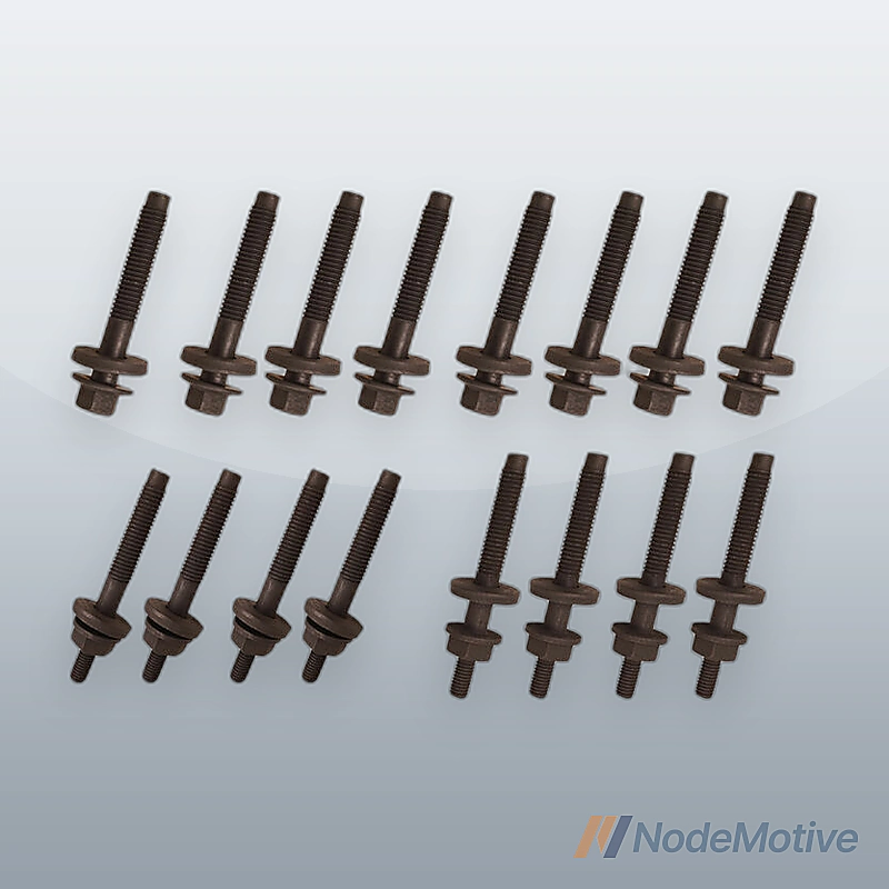 For Dodge Dakota Durango Ram 24Pcs Exhaust Manifold Bolts & Nuts Kit