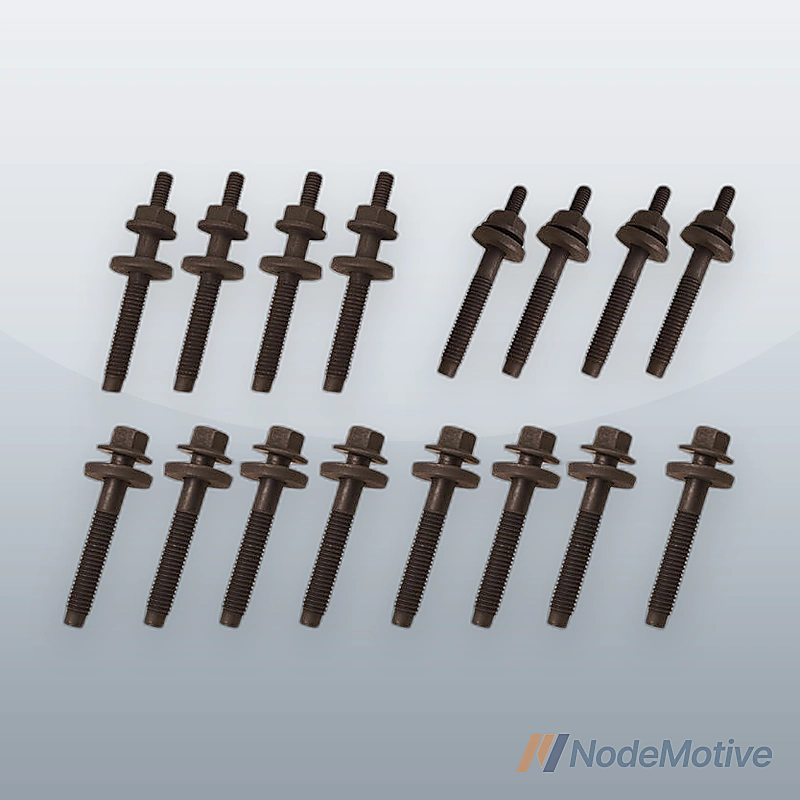 For Dodge Dakota Durango Ram 24Pcs Exhaust Manifold Bolts & Nuts Kit