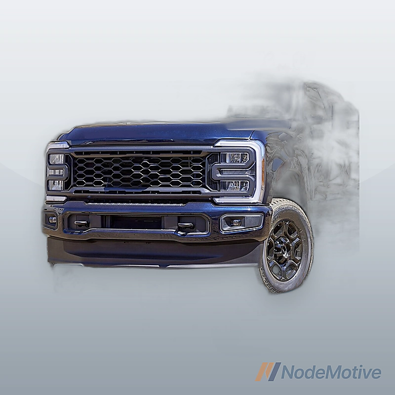 Primered - Steel Front Bumper Face Bar for 2020 2021 2022 Ford F250 F350 w/ Fog