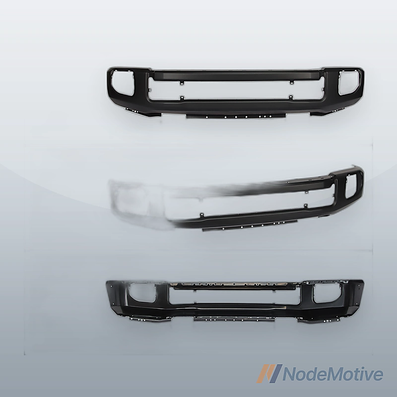 Primered - Steel Front Bumper Face Bar for 2020 2021 2022 Ford F250 F350 w/ Fog