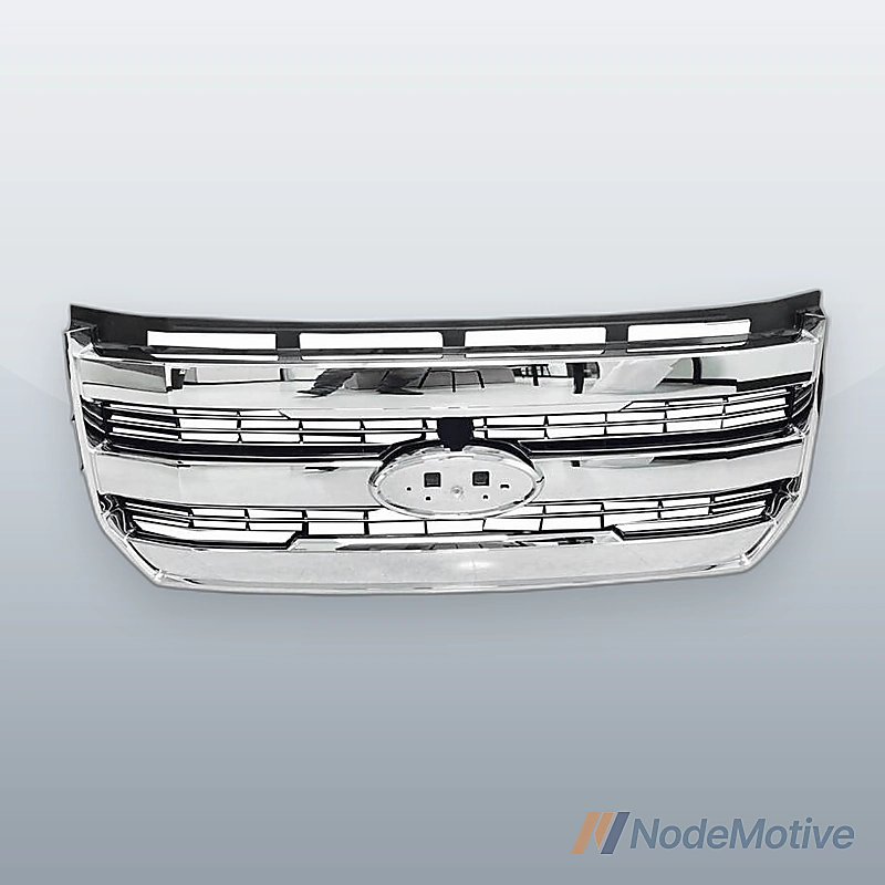 FOR Ford 15-19 F-150 Front Bumper Radiator Grille Chrome W/o camera