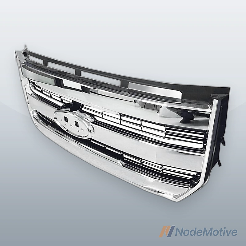 FOR Ford 15-19 F-150 Front Bumper Radiator Grille Chrome W/o camera