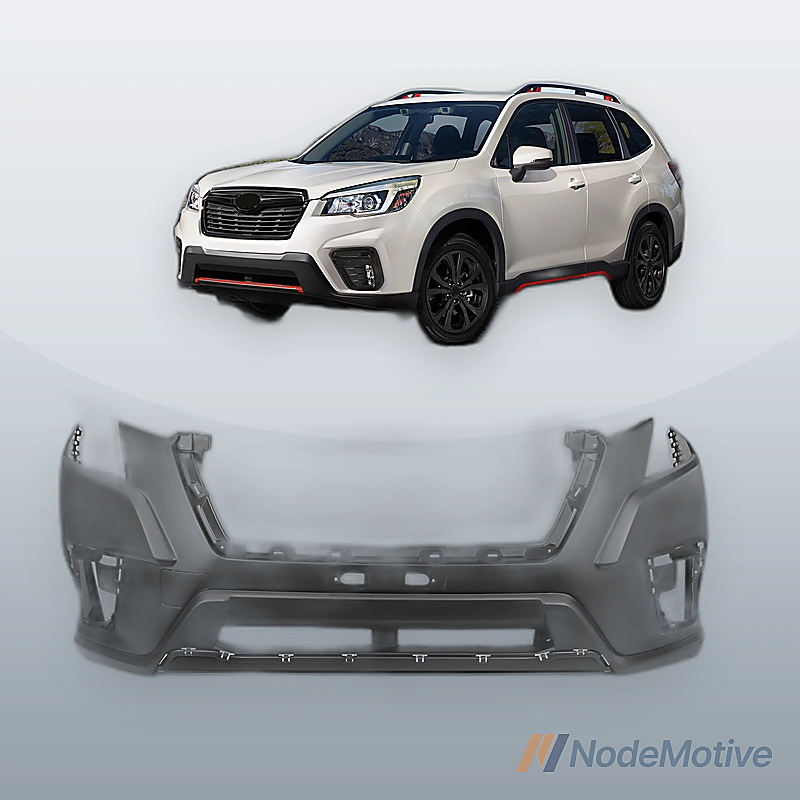 Front Bumper Plastic For 2022-2024 Subaru Forester W/O Park Assist Sensor