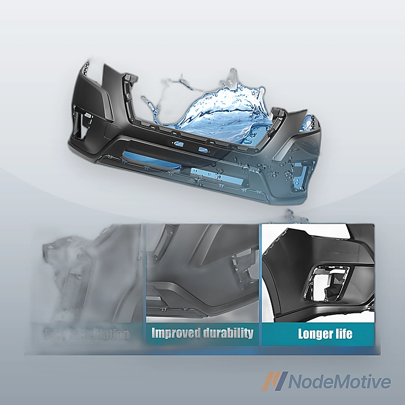 Front Bumper Plastic For 2022-2024 Subaru Forester W/O Park Assist Sensor