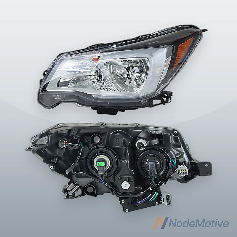 1 Pair Car Headlight Assembly for 2017-2018 Subaru Forester