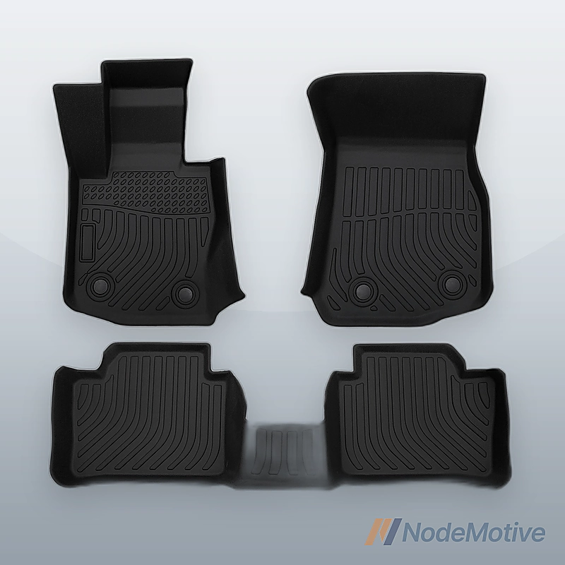 Weather FloorLiner Mats for BMW 4-Series Coupe with xDrive 2014-2019 Black