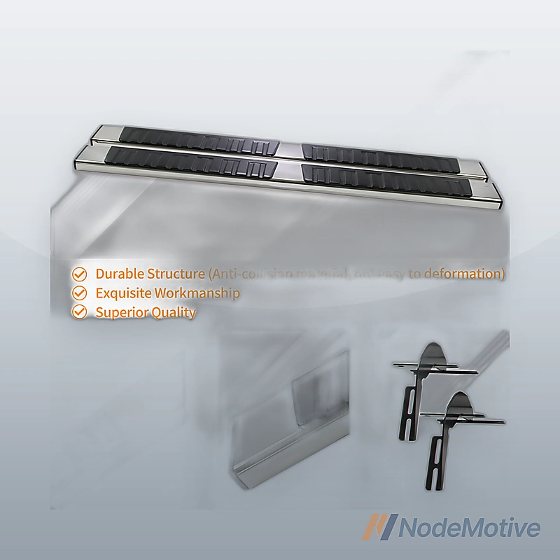 Side Step Nerf Bars Running Board for 19-22 RAM 1500 Crew Cab 4 Door, L+R