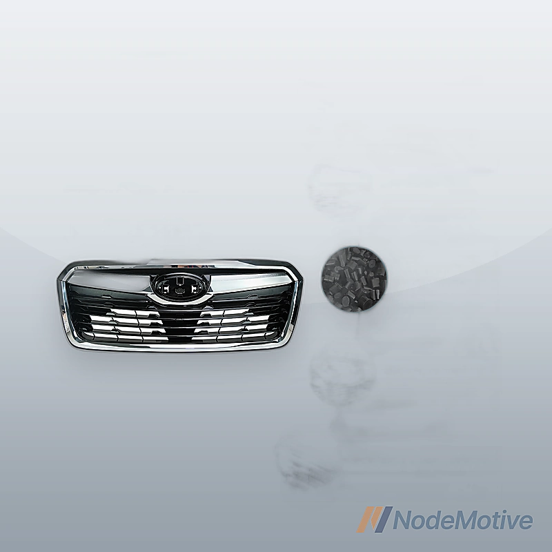 Front Grill for 2019-2021 Subaru Forester w/Camera Hole Chrome Moulding