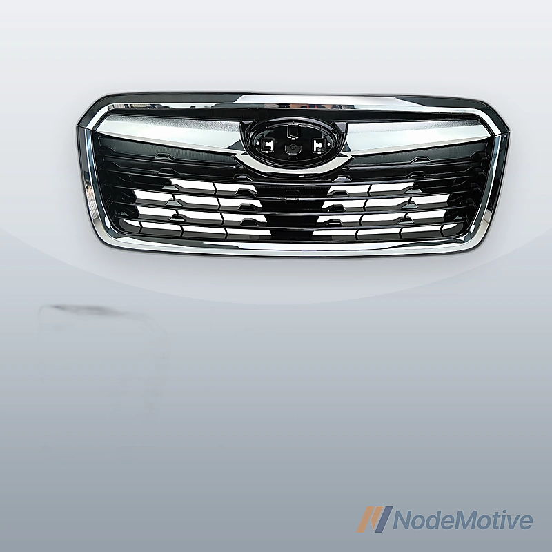 Front Grill for 2019-2021 Subaru Forester w/Camera Hole Chrome Moulding