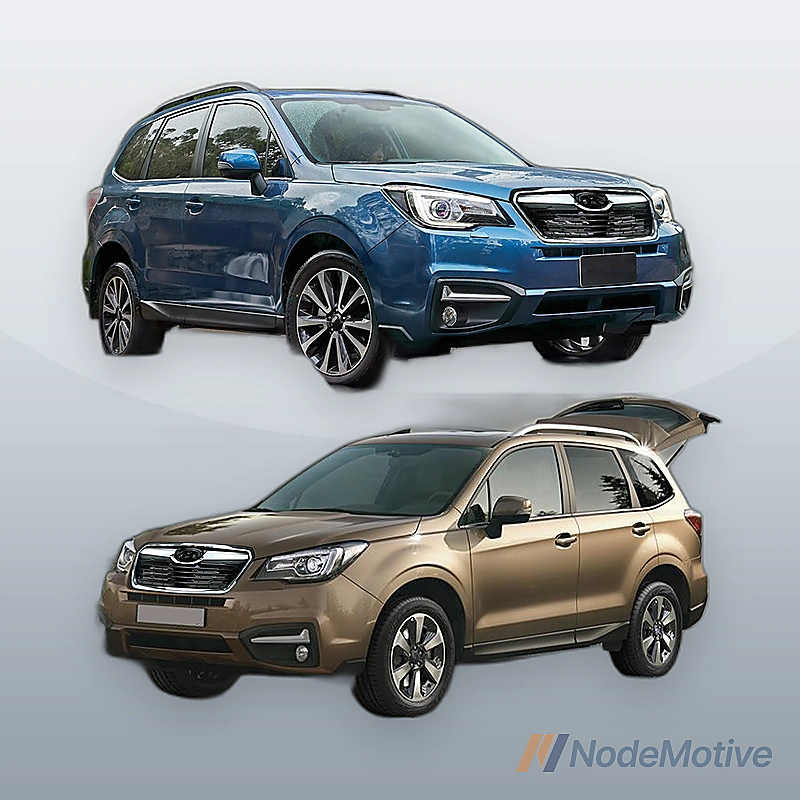 Front Grill for 2019-2021 Subaru Forester w/Camera Hole Chrome Moulding