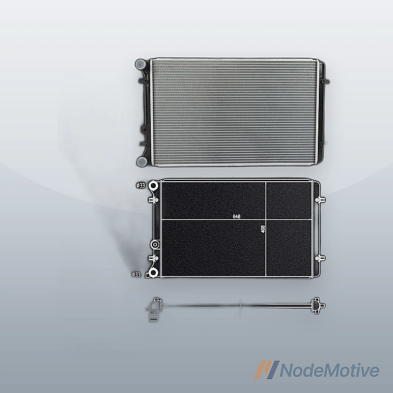 2265 Aluminum Radiator for 1999-2010 Audi TT Volkswagen Golf GLS L4 1.8L