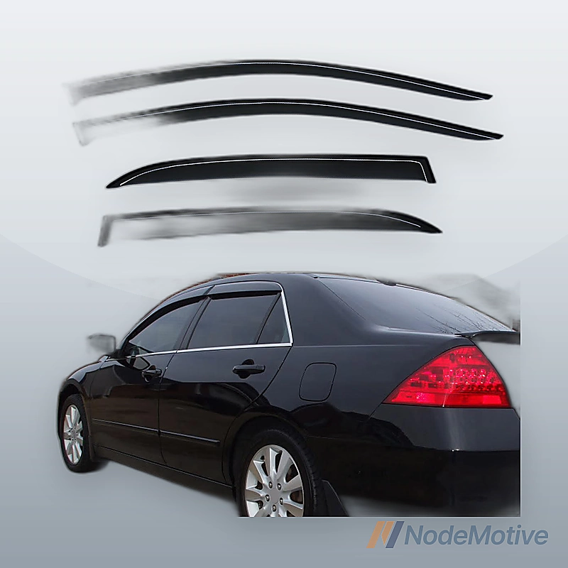 4pcs For 03-07 Honda Accord 4-Door Sedan Sun/Rain Wind