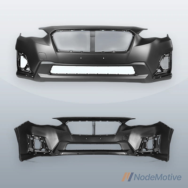 Front Bumper Plastic For 18- 20 Subaru XV Crosstrek XV W/O Park Assist Sensor