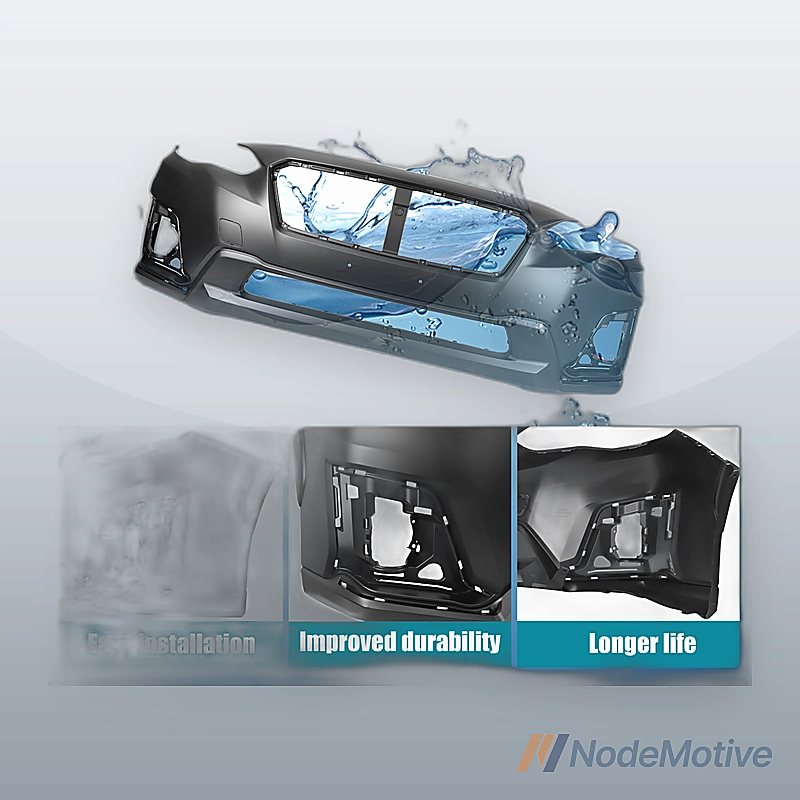 Front Bumper Plastic For 18- 20 Subaru XV Crosstrek XV W/O Park Assist Sensor