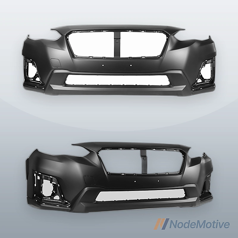 Front Bumper Plastic For 18- 20 Subaru XV Crosstrek XV W/O Park Assist Sensor