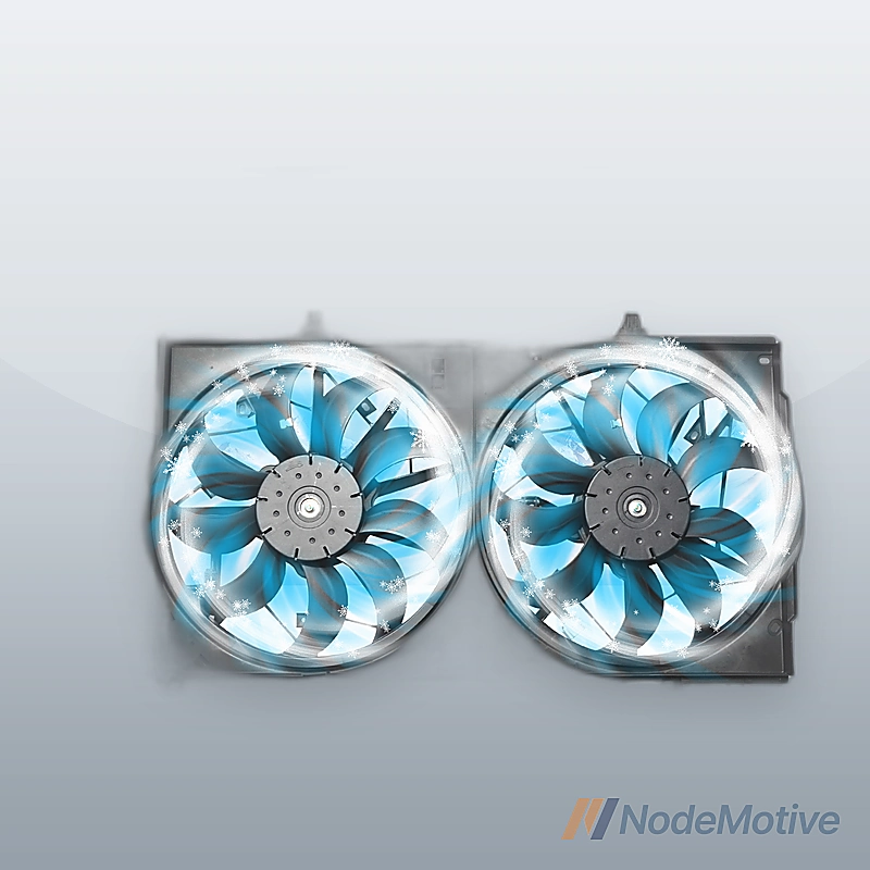 Radiator Cooling Fan Assembly for 2014-2020 Nissan Rogue 2.5L engine