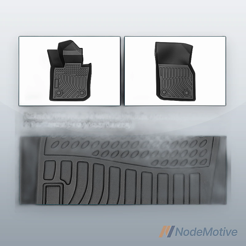 Car Floor Mats for 2014-2022 MINI Hardtop 2 Door Black All-Weather TPE Rubber