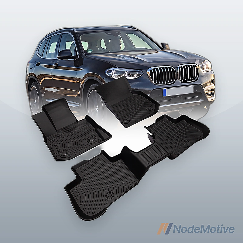 Fits 18-24 BMW X3 G01 19-24 X4 G02 3D Molded Floor Mats All Weather Carpets TPE
