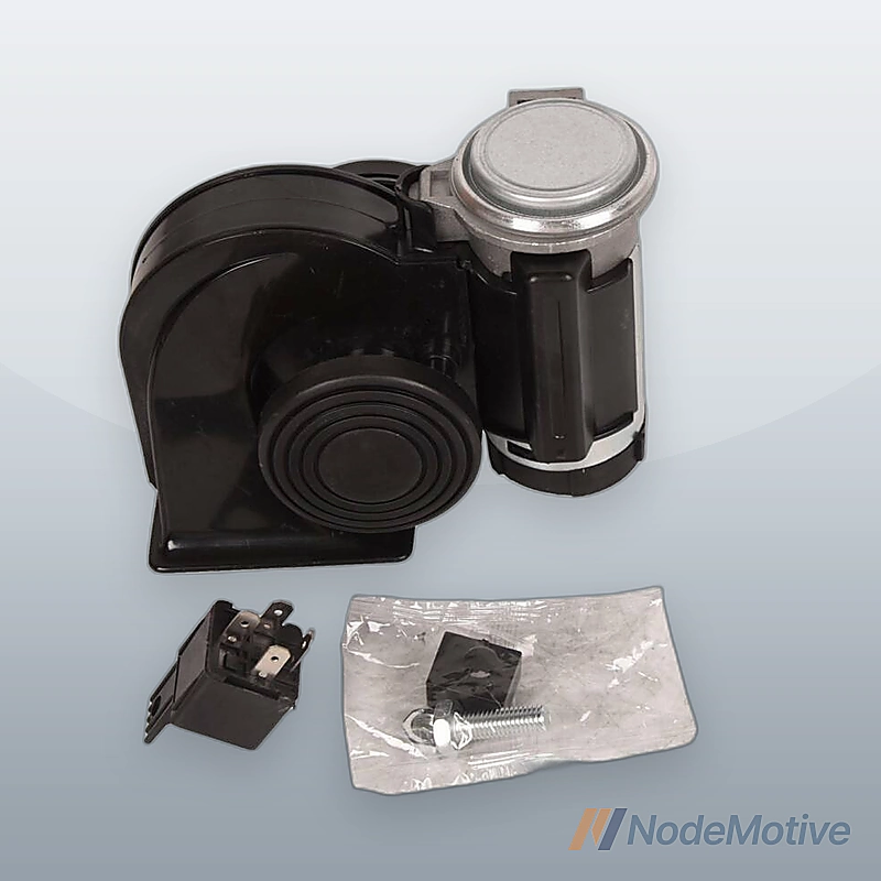 New Loud Electric Air Horn Kit Lower For Motorcycle or ATV - Black 12V