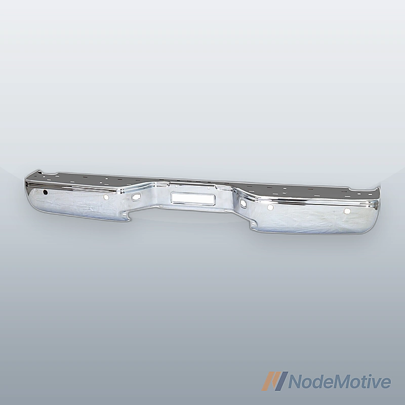 NEW Chrome Steel Rear Bumper Face Bar for 2004-2014 Nissan Titan Pickup W/ Park