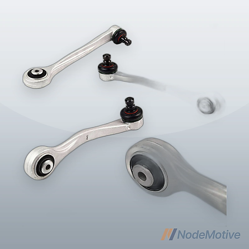 Front L + R Suspension Control Arms Kit w/ Ball Joint Bushing For Audi A8 S8