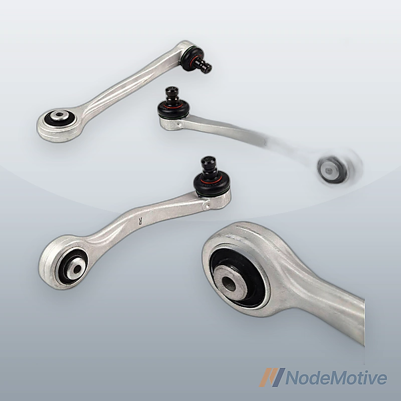 Front L + R Suspension Control Arms Kit w/ Ball Joint Bushing For Audi A8 S8