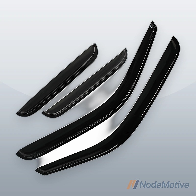4pcs Sun Rain Guard Vent For 99-06 Silverado/Sierra Extended Cab