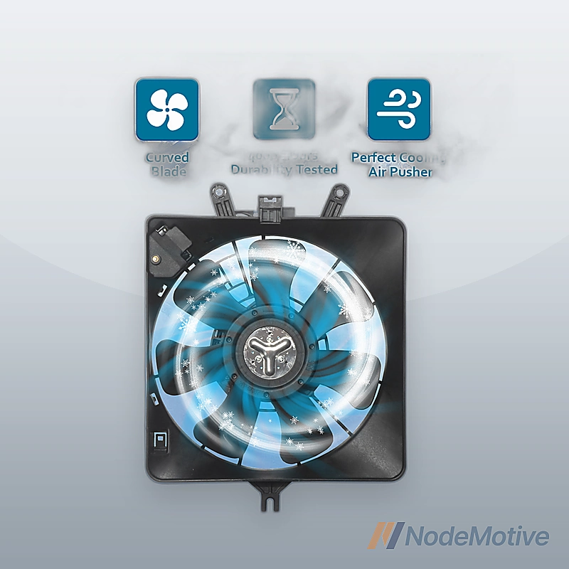 Car Radiator Cooling Fan Assembly for 2007-2008 Honda Fit