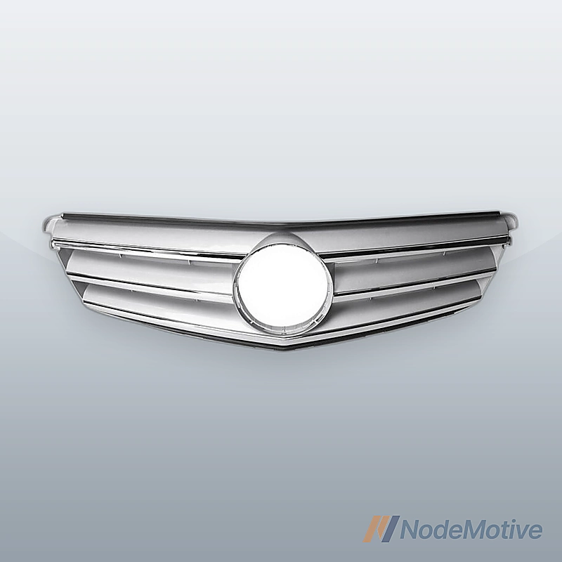 New Sport Style Front Radiator Grille Silver fits 08-14 Mercedes W204 C Class