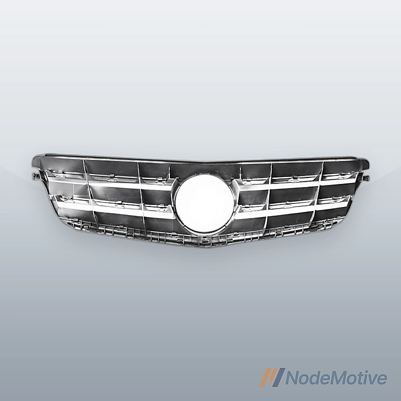 New Sport Style Front Radiator Grille Silver fits 08-14 Mercedes W204 C Class