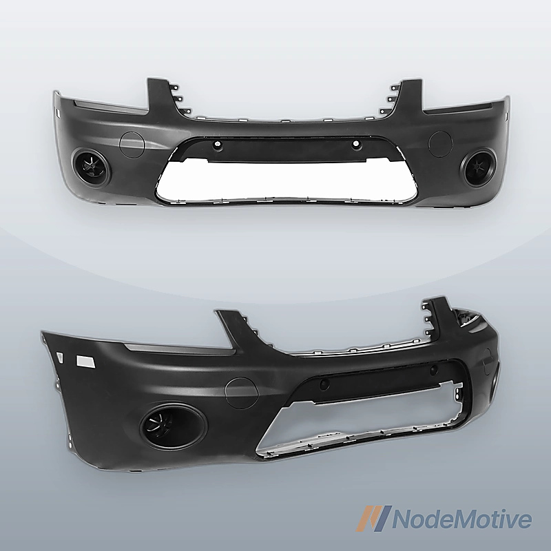 Front Bumper Plastic For 2010-2013 Ford Transit Connect W/O Fog Light Holes