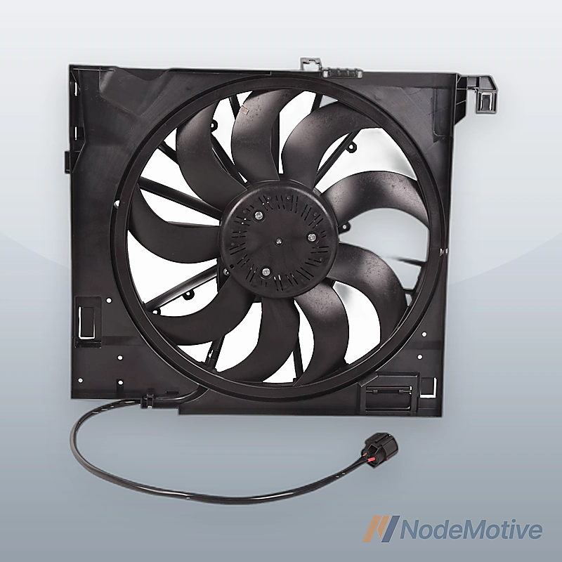 Radiator Cooling Fan Assembly Fits Jaguar XJ XJR XF XFR XKR 3.0L 5.0L