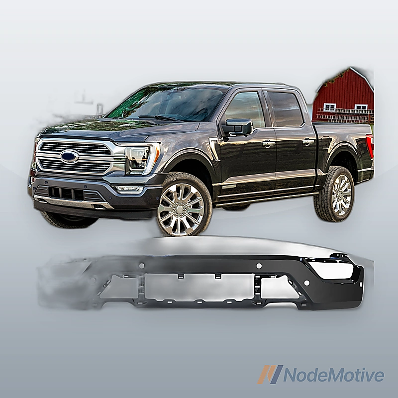 Ford F150 Front Bumper Face Bar 2021 2022 Painted OEM BLK