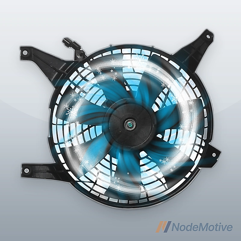 Radiator Engine Cooling Fan Assembly for 2001-2003 Mitsubishi Montero